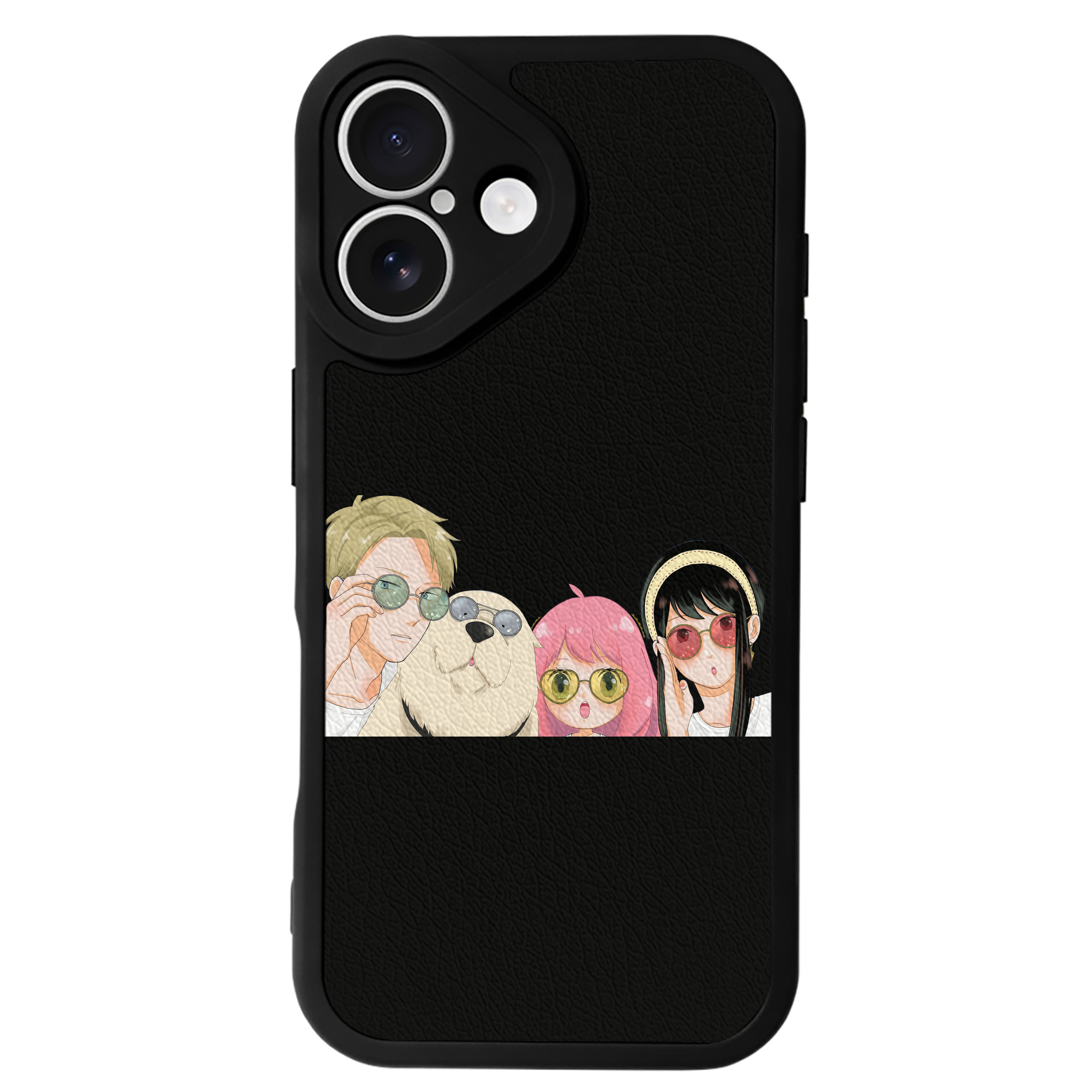 （画像用） SPY×FAMILY间谍家家酒 【iPhone 16シリーズ対応】シリコンスマホケース（レザー調） 材質：シリコン